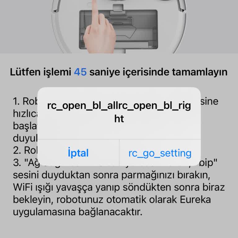 Fakir Robot Süpürge RS 770 Bağlantı Sorunu