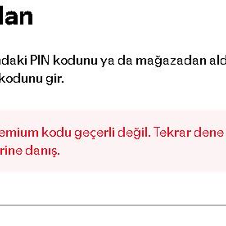 Yemeksepeti'nin Spotify Premium Hediye Kodu Sorunu