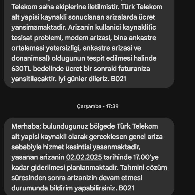 Türk Telekom Altyapı Kesintisi İşimizi Zora Sokuyor