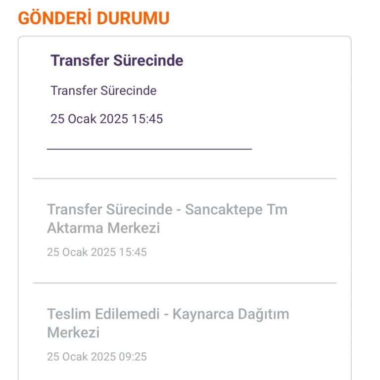 Teslim Edilmeyen Ürün Ve İletişim Sorunları