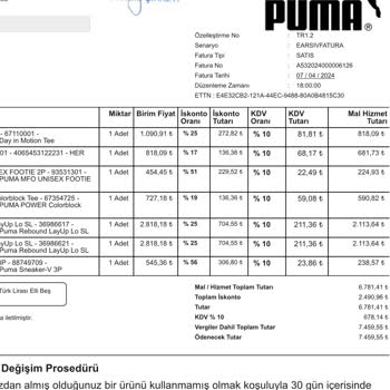 Puma Ayakkabılarında Sürekli Açılma Problemi