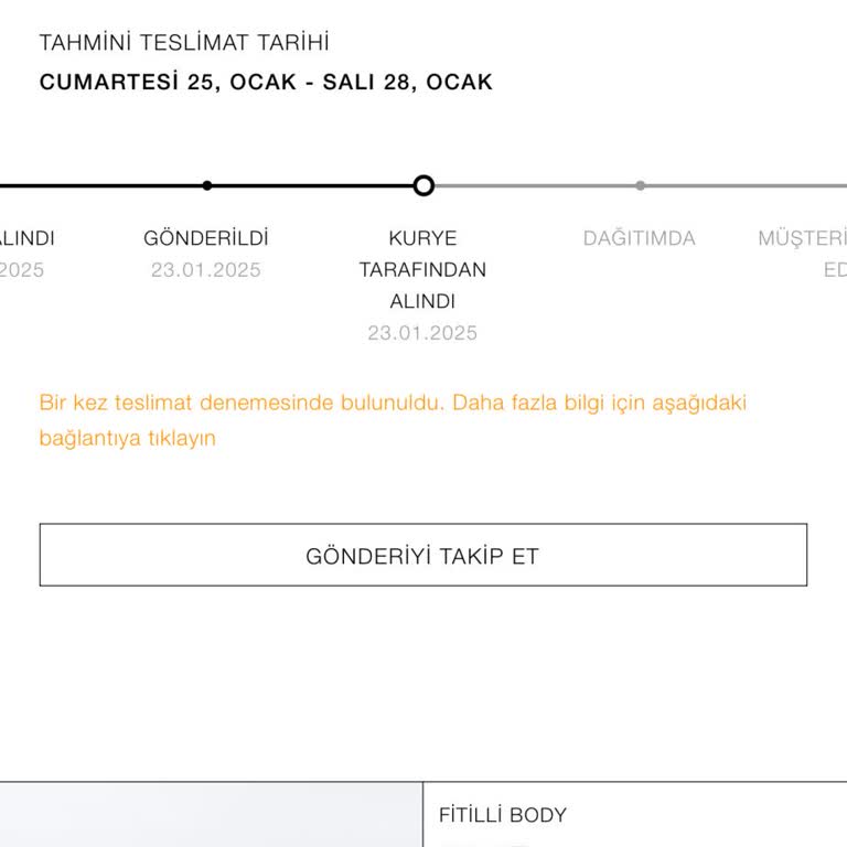 Teslimat Bilgilendirmesi Eksikliği Ve Mağaza Sorunu