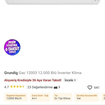 Yanlış Klima Modeli Ve Kaba Satıcı Davranışı