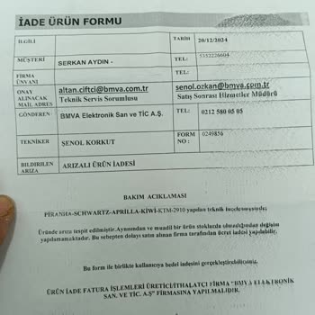 Arızalı Ürün Ve İade Sorunu