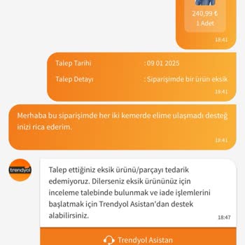 Eksik Ürün Teslimatı Ve Yetersiz Müşteri Hizmetleri