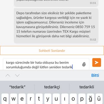 Eksik Ürün Teslimatı Ve Yetersiz Müşteri Hizmetleri