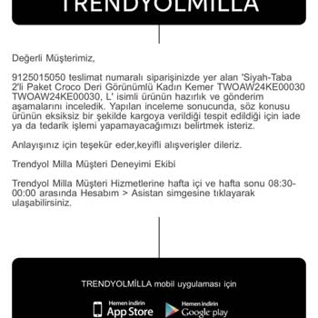 Eksik Ürün Teslimatı Ve Yetersiz Müşteri Hizmetleri