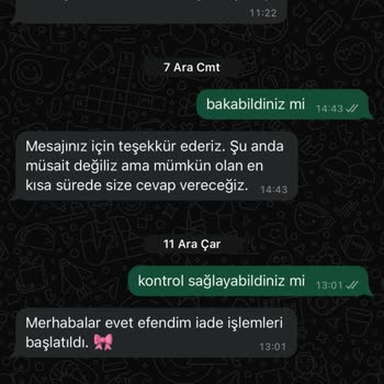 Sipariş Verdiğim Ürün Hala Ulaşmadı Ve İade Yapılmadı