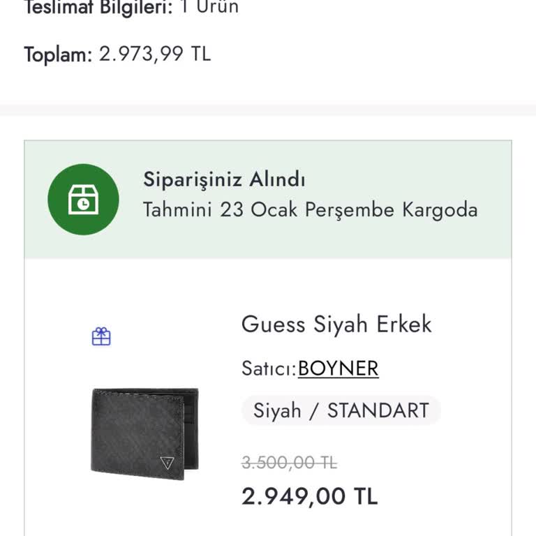 Geciken Sipariş Ve Eksik Bilgilendirme