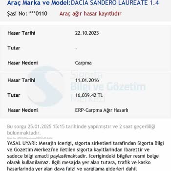 Araç Hasar Kaydı Yanıltıcı Mı?