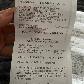 Yanlış İade Ve Eksik Hediye Çeki Sorunu