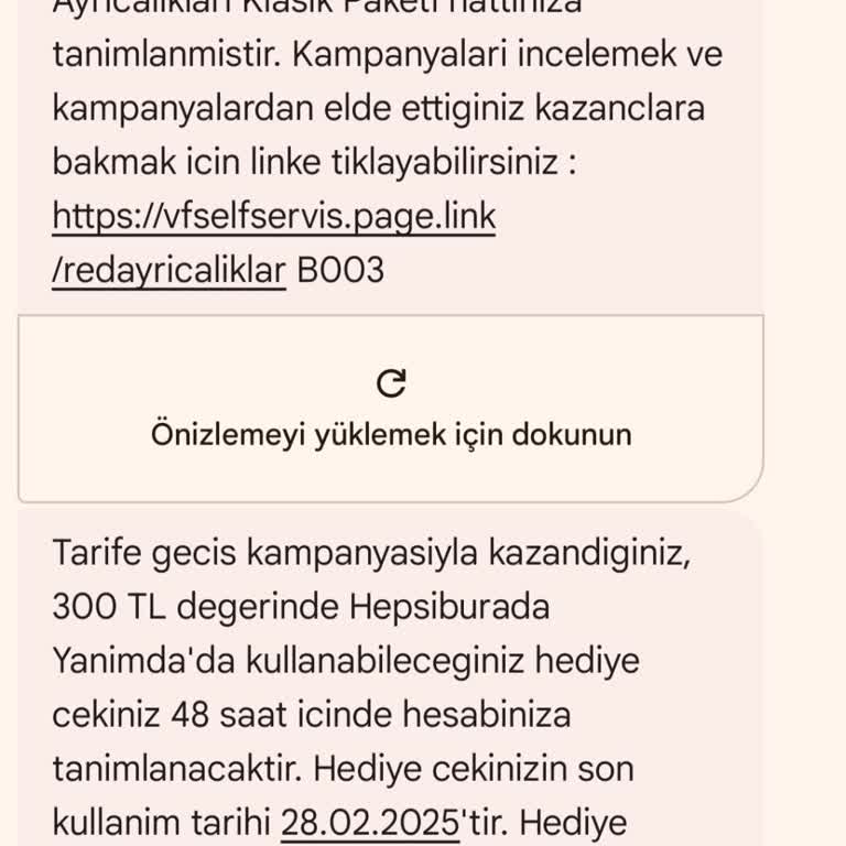 Vodafone Hediye Kullanım Sorunu Ve Müşteri Hizmetleri Engeli