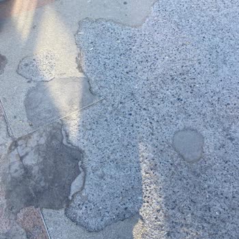 Florya Üst Geçit Köprüsünde Kauçuk Kaplama İhmal Edildi