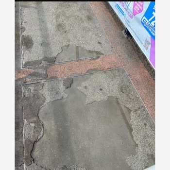 Florya Üst Geçit Köprüsünde Kauçuk Kaplama İhmal Edildi
