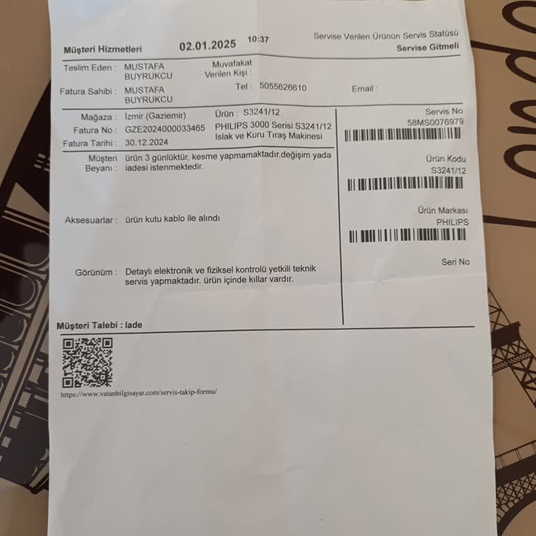 Philips Tıraş Makinesi Mağduriyeti