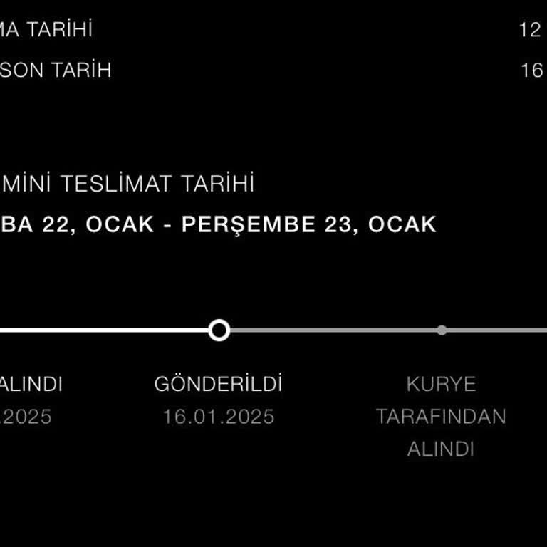 Zara Sipariş Teslimatında Sorun