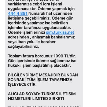 Hizmet Vermeyen İnternet Sağlayıcısı