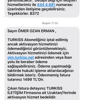 Hizmet Vermeyen İnternet Sağlayıcısı