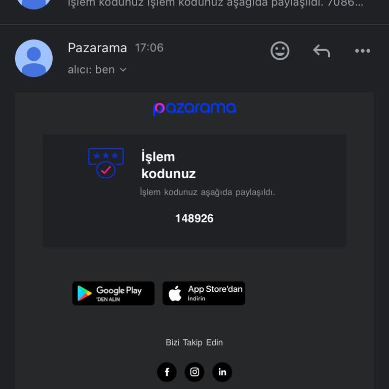 Pazarama'dan Habersiz İşlem Kodları: Güvenlik Açığı Endişesi