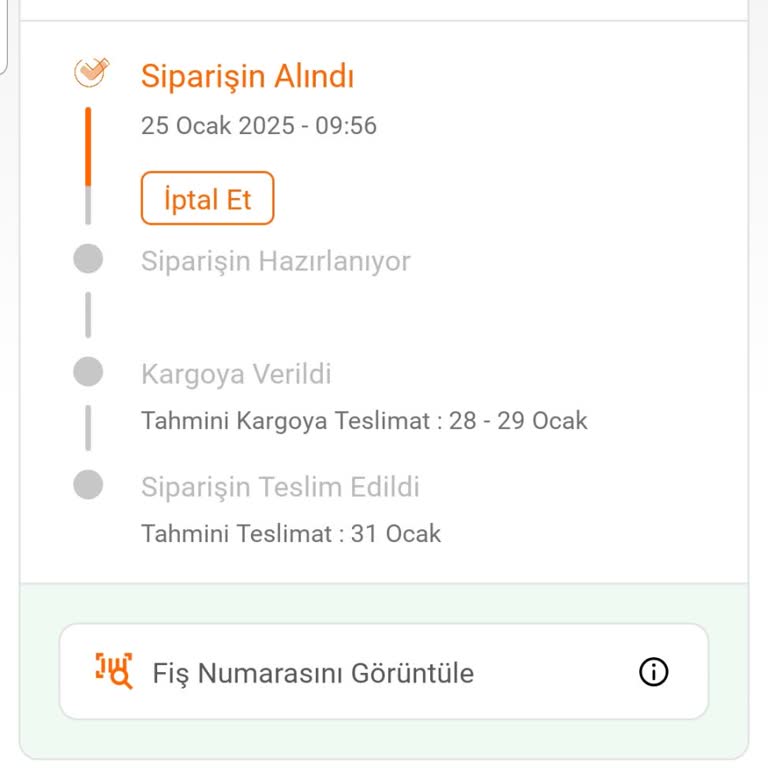 Online Siparişte Numara Değişikliği Sorunu