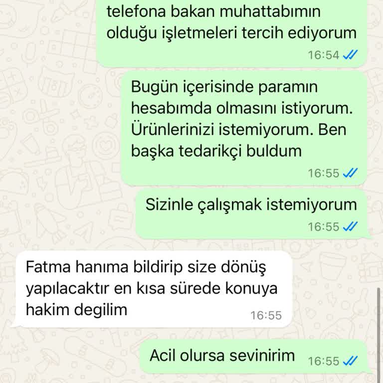 Sipariş Gecikmesi Ve İletişim Sorunları