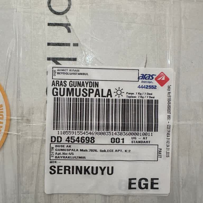 Aras Kargo'nun Güvenilmez Teslimat Hizmeti