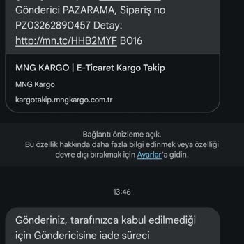 Kargo Teslimatında Yaşanan Sorun Ve İade Şikayeti