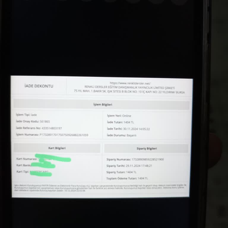 Yanlış Ürün Ve İade Sorunu