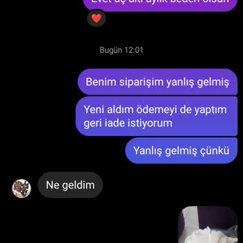 Yanlış Ürün Ve İade Sorunu: 1320 TL'lik Hayal Kırıklığı