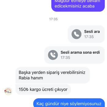Sipariş Sürecinde İlgisizlik Ve Anlaşılmaz Kargo Ücreti
