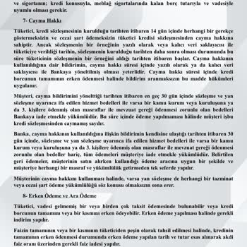 Ziraat Bankası'nda Cayma Hakkı Sorunu