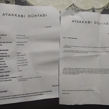 Kısa Sürede Yıpranan Ayakkabı Ve Yetersiz İade Süreci