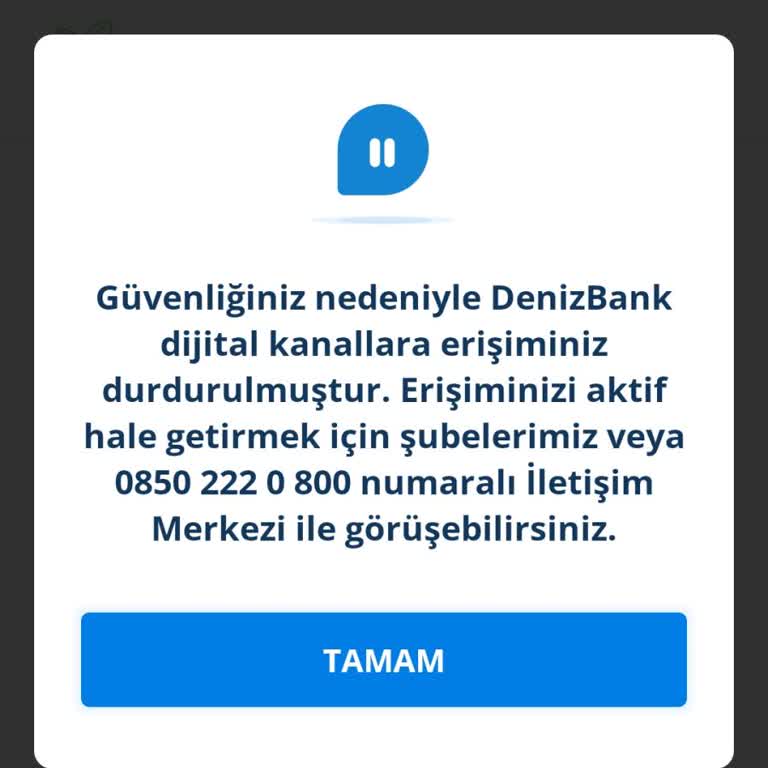 Denizbank Hesap Blokesi Ve Müşteri Hizmetleri Sorunu