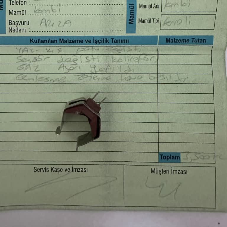 Kombi Sorunu Ve Yetersiz Teknik Servis Hizmeti