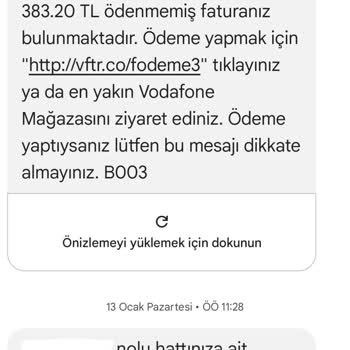 Vodafone'dan Beklenmedik Fatura Ve Aramalar
