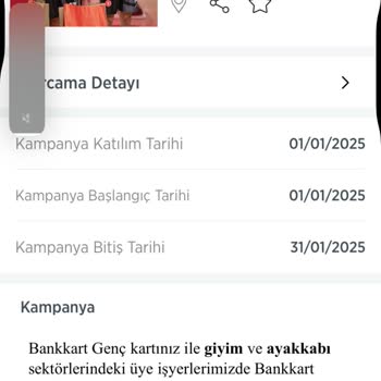 Giyim Kampanyası Bankkart Lira Sorunu