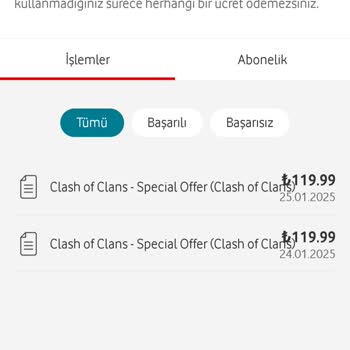 Clash Of Clans İnşaatçı Paketi Satın Alma Sorunu Ve İade Talebi