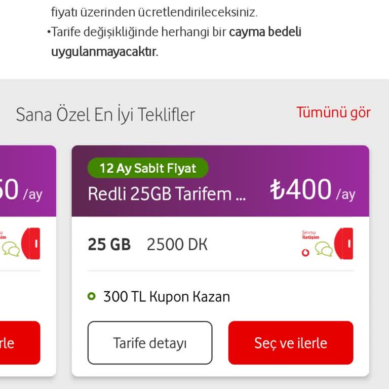 Vodafone'dan Fahiş Fiyat Artışı