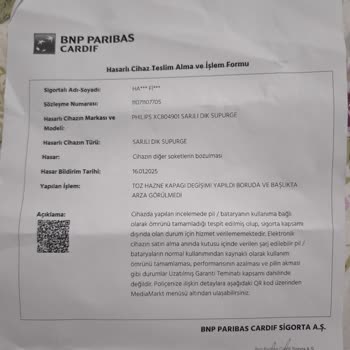 Media Markt Ve Philips İle Süpürge Tamirinde Yaşanan Sorunlar