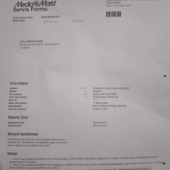 Media Markt Ve Philips İle Süpürge Tamirinde Yaşanan Sorunlar