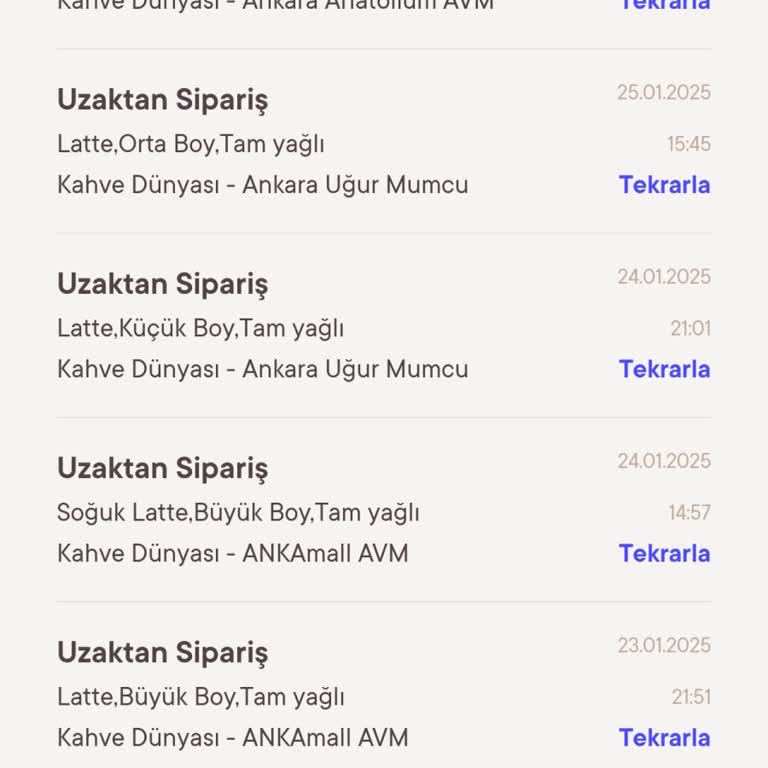 Kahve Dünyası'nda Sürekli Frink Sorunu