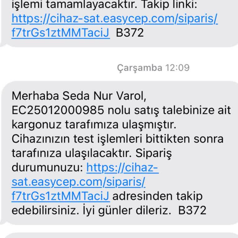 Ödeme Sözünde Durmayan Firma: Easy Cep