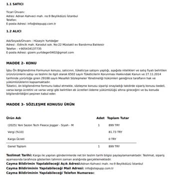 Sipariş Teslimatı Ve İletişim Sorunları