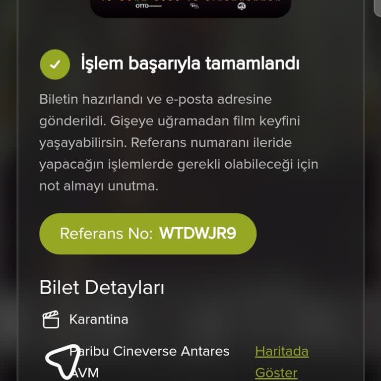 Sinema Bileti İadesi Sorunu