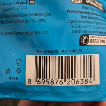 Peyman Çekirdek Paketinde Kötü Koku Şikayeti