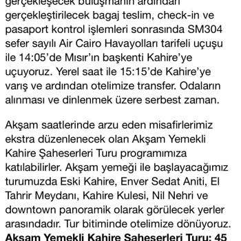 Rehbersiz Mısır Turu Hayal Kırıklığı