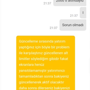 Yatırımda Yaşanan Sorun Ve Yanıltıcı Bilgilendirme
