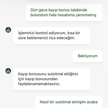 Jojobet'te Kayıp Bonus Talebinin Reddedilmesi