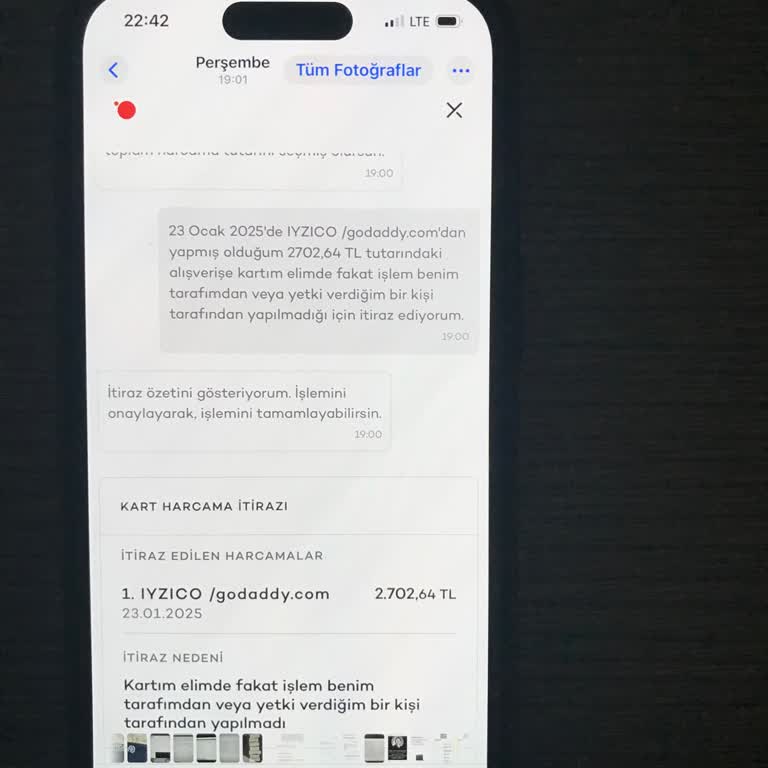 Yetkisiz Kredi Kartı İşlemi Ve Güvenlik İhlali