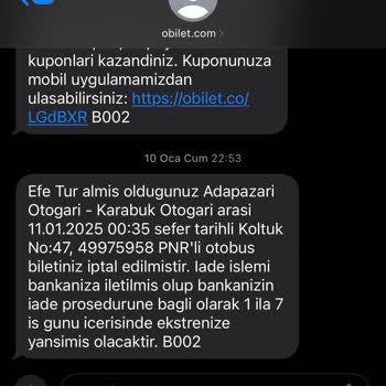 İptal Edilen Biletin Ücreti Hala İade Edilmedi!